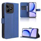 For Realme Note 50 4G Diamond Texture Leather Phone Case(Blue) - 1