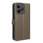 For Realme Note 50 4G Diamond Texture Leather Phone Case(Brown) - 3