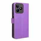 For Realme Note 50 4G Diamond Texture Leather Phone Case(Purple) - 3