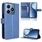 For Realme C63 4G / C61 4G / Narzo N63 4G Diamond Texture Leather Phone Case(Blue) - 1