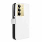 For Realme C75 4G Diamond Texture Leather Phone Case(White) - 3