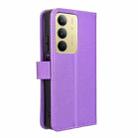 For Realme C75 4G Diamond Texture Leather Phone Case(Purple) - 3
