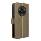 For Realme 14 Pro 5G Diamond Texture Leather Phone Case(Brown) - 3