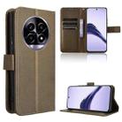 For Realme 14 Pro Lite 5G Diamond Texture Leather Phone Case(Brown) - 1