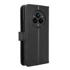 For Realme 14 Pro+ 5G Diamond Texture Leather Phone Case(Black) - 3