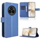 For Realme 14 Pro+ 5G Diamond Texture Leather Phone Case(Blue) - 1