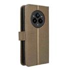 For Realme 14 Pro+ 5G Diamond Texture Leather Phone Case(Brown) - 3