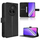 For Realme P3 Pro 5G Diamond Texture Leather Phone Case(Black) - 1