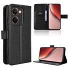 For Realme P3 Ultra 5G Diamond Texture Leather Phone Case(Black) - 1