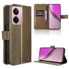 For Realme P3 5G / Neo7x 5G Diamond Texture Leather Phone Case(Brown) - 1