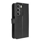 For Realme 14x 5G Malaysia / V70 Diamond Texture Leather Phone Case(Black) - 3