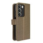 For Realme 14x 5G Malaysia / V70 Diamond Texture Leather Phone Case(Brown) - 3