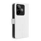 For Realme GT 7 5G Diamond Texture Leather Phone Case(White) - 3