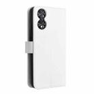 For TCL 40 NxtPaper 4G Diamond Texture Leather Phone Case(White) - 3