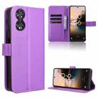 For TCL 40 NxtPaper 4G Diamond Texture Leather Phone Case(Purple) - 1