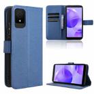 For TCL 502 Diamond Texture Leather Phone Case(Blue) - 1