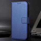 For TCL 502 Diamond Texture Leather Phone Case(Blue) - 2