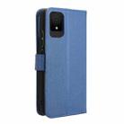For TCL 502 Diamond Texture Leather Phone Case(Blue) - 3