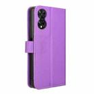 For TCL 50 5G Diamond Texture Leather Phone Case(Purple) - 3