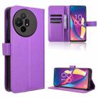 For TCL 50 XL 5G Diamond Texture Leather Phone Case(Purple) - 1