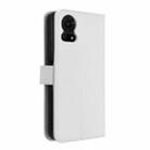 For TCL 50 LE Diamond Texture Leather Phone Case(White) - 3