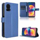 For TCL 50 LE Diamond Texture Leather Phone Case(Blue) - 1