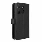 For TCL 503 Diamond Texture Leather Phone Case(Black) - 3