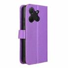 For TCL 503 Diamond Texture Leather Phone Case(Purple) - 3