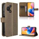 For TCL 60R 5G Diamond Texture Leather Phone Case(Brown) - 1