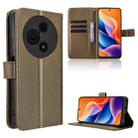 For TCL 605 / 60 SE Diamond Texture Leather Phone Case(Brown) - 1