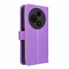For TCL 605 / 60 SE Diamond Texture Leather Phone Case(Purple) - 3