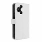 For TCL 60 SE NxtPaper 5G Diamond Texture Leather Phone Case(White) - 3