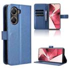 For vivo V29e 5G Diamond Texture Leather Phone Case(Blue) - 1