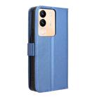 For vivo V29E / Y200 5G Diamond Texture Leather Phone Case(Blue) - 3