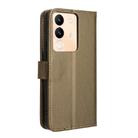 For vivo V29E / Y200 5G Diamond Texture Leather Phone Case(Brown) - 3