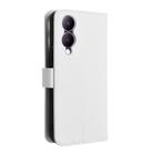 For vivo Y33T 2023 Diamond Texture Leather Phone Case(White) - 3