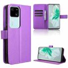 For vivo V30 5G / V30 Pro 5G Diamond Texture Leather Phone Case(Purple) - 1