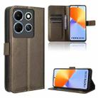 For Infinix Note 30 4G Diamond Texture Leather Phone Case(Brown) - 1