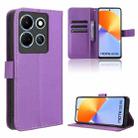For Infinix Note 30 5G Diamond Texture Leather Phone Case(Purple) - 1