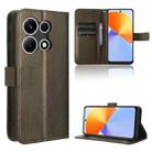 For Infinix Note 30 VIP Diamond Texture Leather Phone Case(Brown) - 1