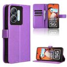 For Infinix Hot 30 5G X6832 Diamond Texture Leather Phone Case(Purple) - 1