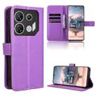 For Infinix GT 10 Pro Diamond Texture Leather Phone Case(Purple) - 1