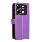 For Infinix Zero 30 5G Diamond Texture Leather Phone Case(Purple) - 3