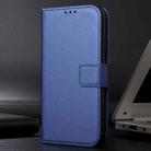 For Infinix Hot 40i 4G Diamond Texture Leather Phone Case(Blue) - 2