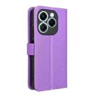 For Infinix Note 40X 5G Diamond Texture Leather Phone Case(Purple) - 3