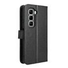 For Infinix Hot 50 Pro+ 4G Diamond Texture Leather Phone Case(Black) - 3