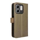 For Infinix Hot 50i 4G / Smart 9 4G Diamond Texture Leather Phone Case(Brown) - 3