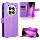 For Infinix Zero 40 5G Diamond Texture Leather Phone Case(Purple) - 1