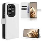 For Infinix Note 50 4G / Note 50 Pro 4G Diamond Texture Leather Phone Case(White) - 1