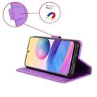 For Infinix Note 50 4G / Note 50 Pro 4G Diamond Texture Leather Phone Case(Purple) - 3